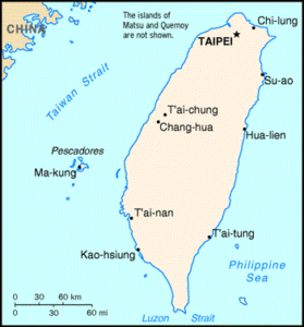 Taiwan map